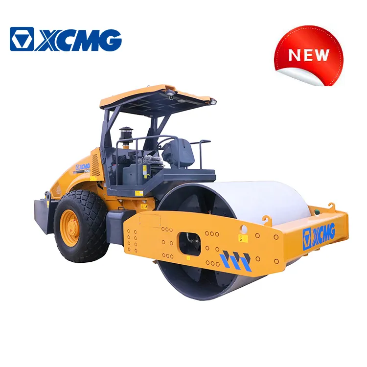 XCMG New XS265S 26 Ton Advanced Compaction Single Drum Road Roller Compactor at Bauma Show